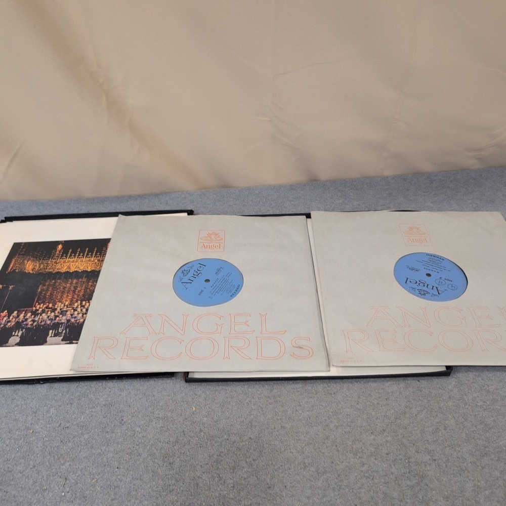 Klemperer Conducts Wagner Philharmonia Orchestra Angel Records 2-LP Box SB-3610 - Picture 2 of 3